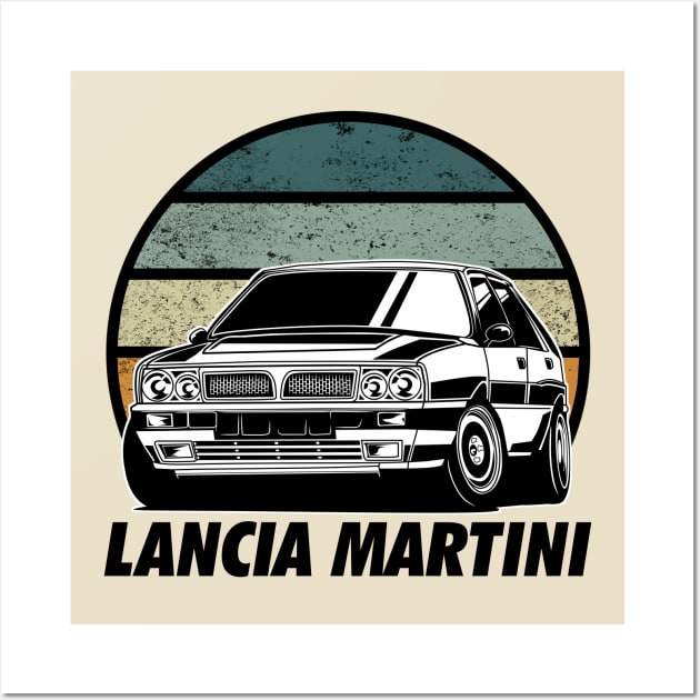 Lancia Delta Martini Racing Wall Art by mirailecs